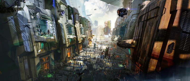 Illustration for article titled The Concept Art That Created Guardians of the Galaxy's Cosmic Locations